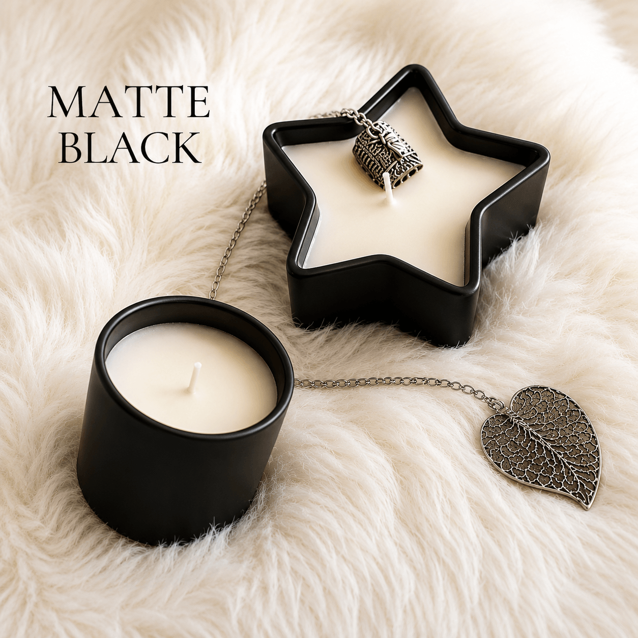 Matte Black, vela en vaso Matte Black - Imagen 1